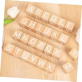 Amazon.co.jp: Toyvian 52 個 アルファベット ブロック おもちゃ